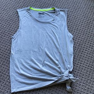 Nike Gray Dri-Fit Tied Tank